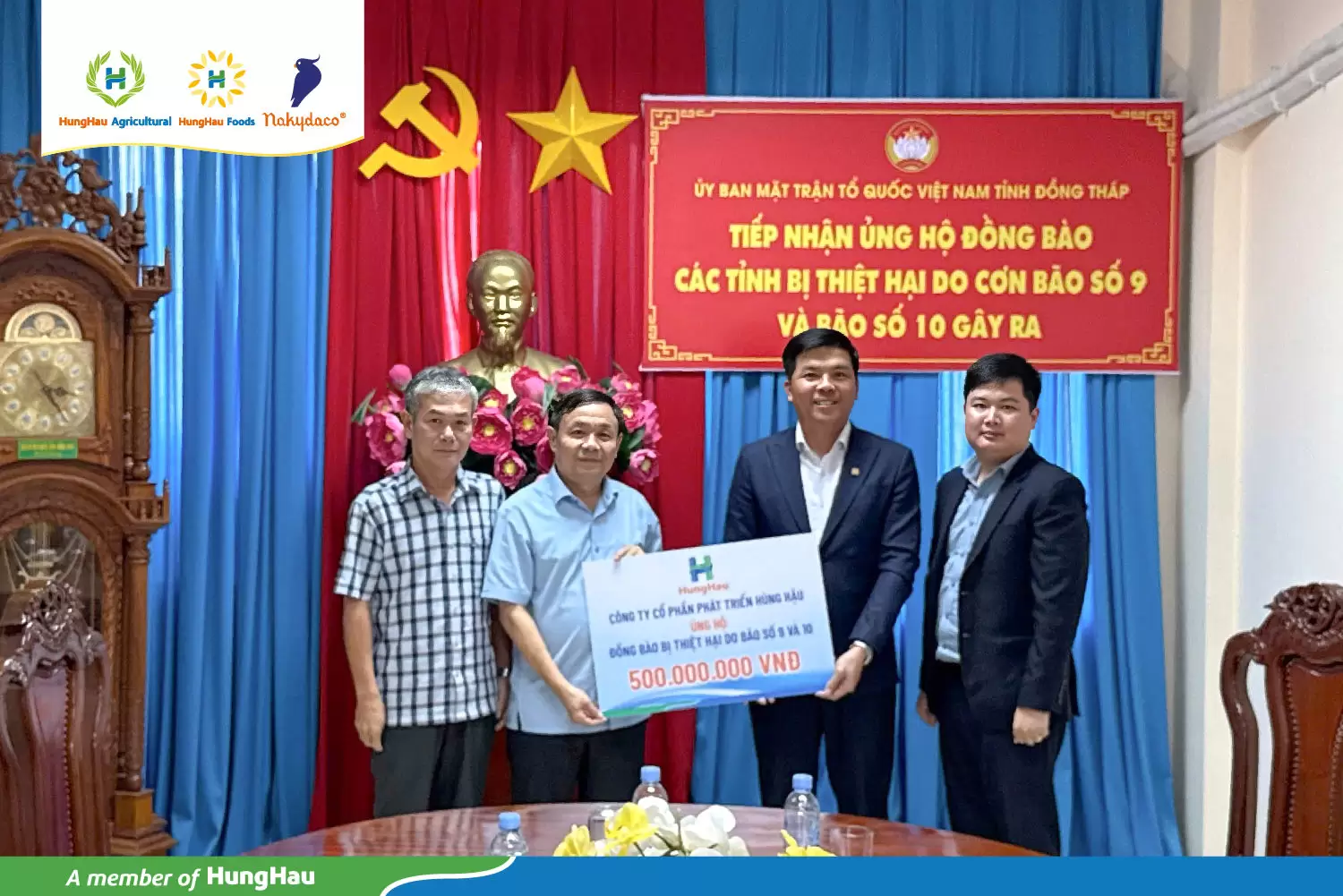NGÔI NHÀ HÙNG HẬU ỦNG HỘ ĐỒNG BÀO CHỊU ẢNH HƯỞNG DO BÃO SỐ 9 & SỐ 10