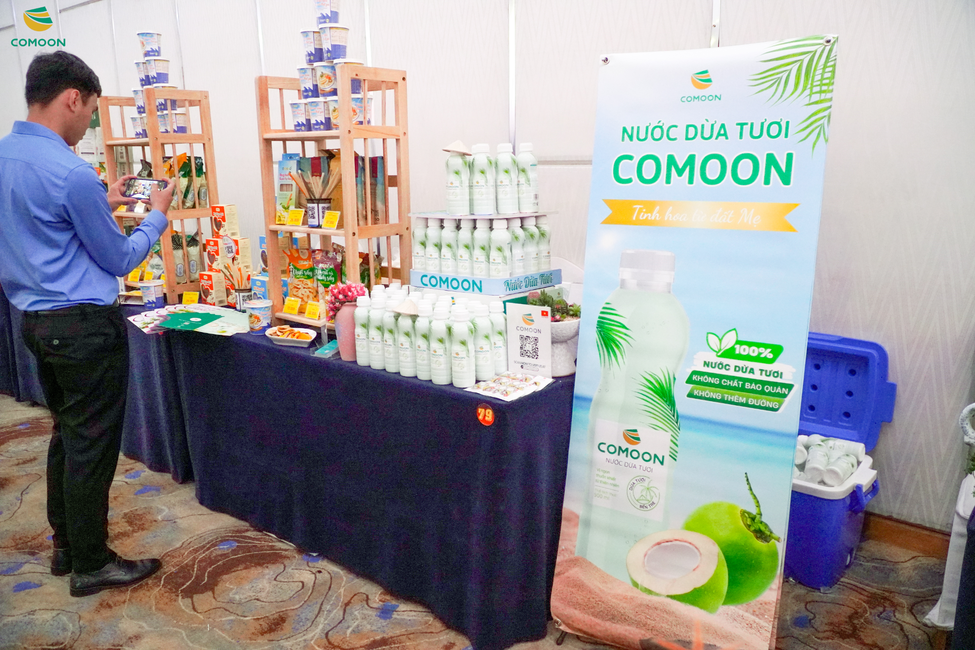 Các sản phẩm trưng bày khác của công ty Hùng Hậu Foods