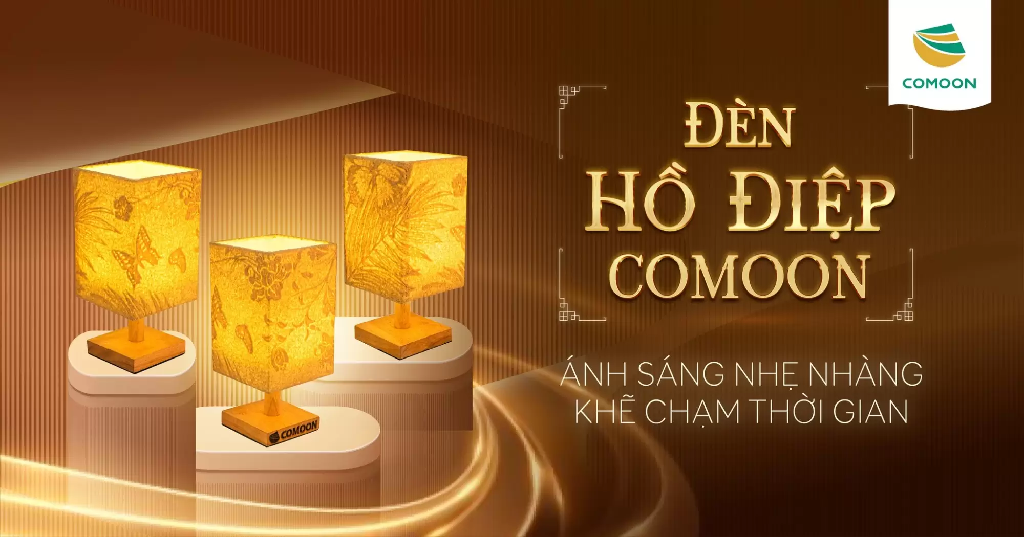 ĐÈN HỒ ĐIỆP COMOON - ÁNH SÁNG NHẸ NHÀNG, KHẼ CHẠM THỜI GIAN