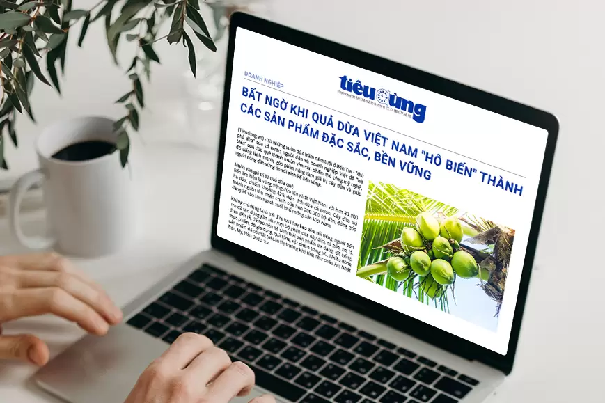 BÁO KINH TẾ & ĐÔ THỊ GHI NHẬN TÂM HUYẾT CỦA COMOON VỚI NGÀNH DỪA VIỆT NAM